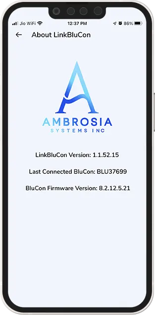 about linkblucon Home Screen My Glucose