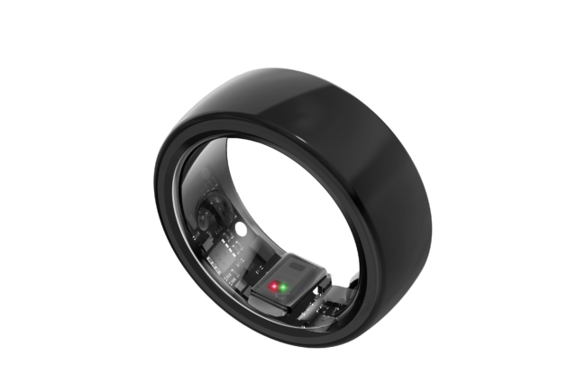 Ambrosia Smart Ring in Black Color